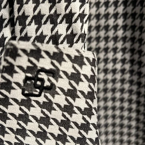 Chico’s houndstooth blouse, size -3 - Picture 8 of 11
